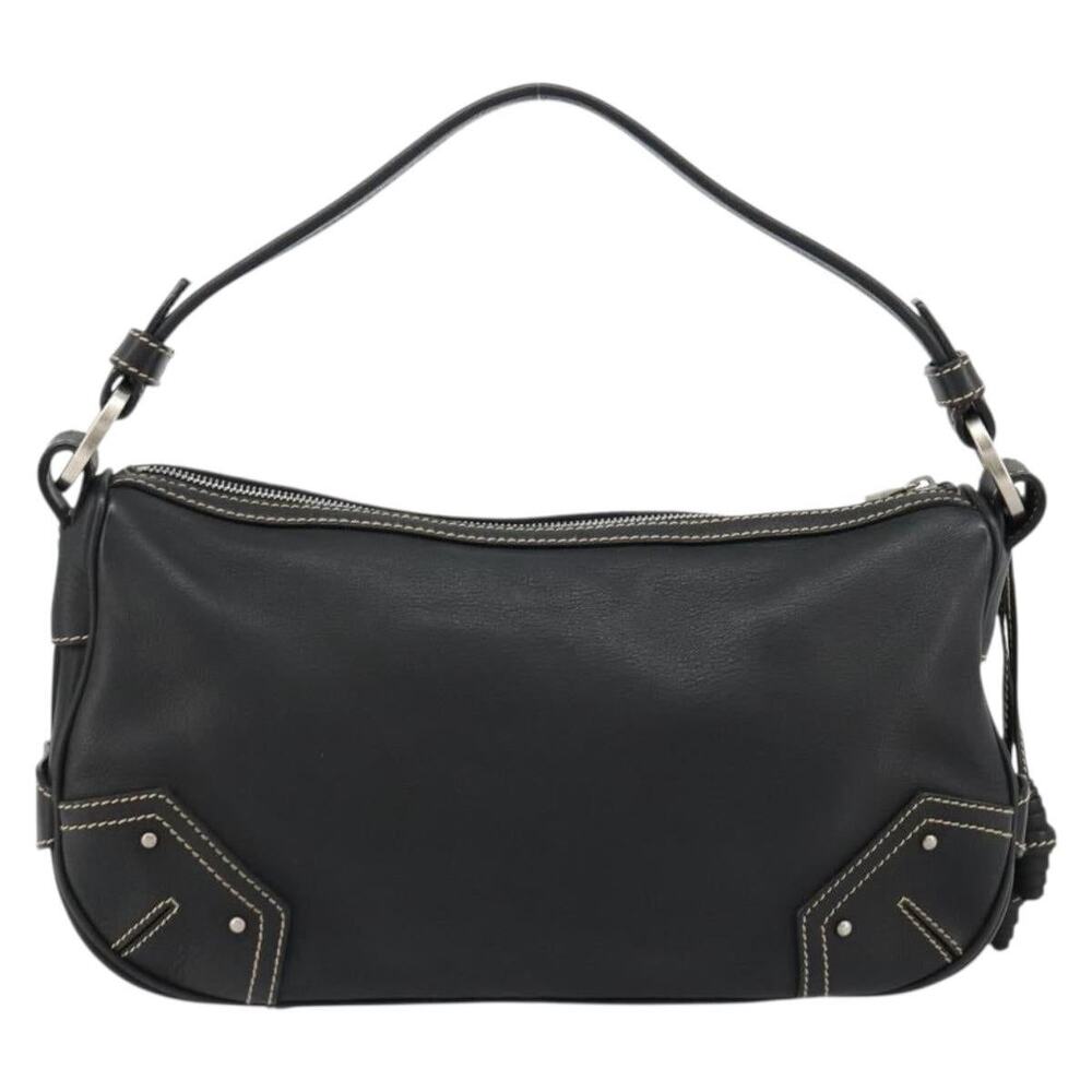 Bally Leather Shoulder Bag Black